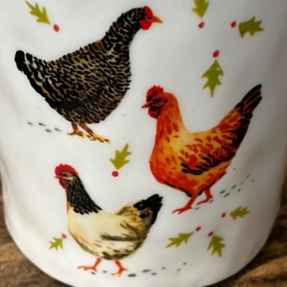 BOOVILLE Magenta 3 French Hens mug  Angela Staehling B37 - Picture 4 of 12